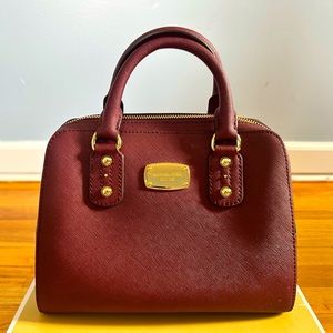 Michael Kors Interchangeably Crossbody Bag - Burgundy